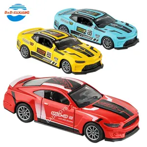 1:36 Alloy Simulation Diecast Vehicle Pull Back Car For Kids, Car Model Racing Mini Metal Car Toy For Children