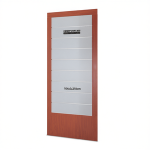 Panel de Exhibición para Pared de Listones, 104x3x218cm, Acabado en Madera de Cerezo, para Exhibidores de Minoristas - Product Image 2