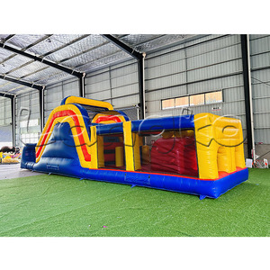 Juegos inflables para parque infantil Castillo de salto inflable Jungle Slide Combo Precio de fábrica Carrera de obstáculos inflable - Product Image 6