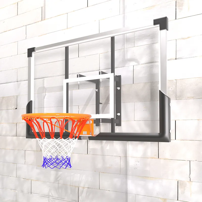 Basketballständer wandmontierter Outdoor-Stand Dunk Basketballrahmen Indoor-Shooting-Backboard Outdoor-Korb