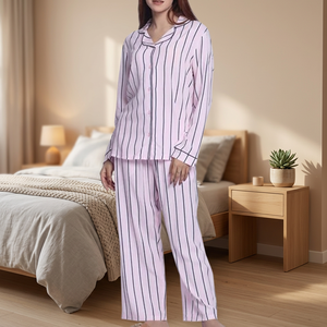 ชุดนอนผ้านุ่มสำหรับผู้หญิงชุดนอนผ้านิ่มแบบลำลอง - Product Image 2