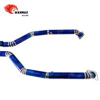 Système d'échappement sport à soupapes en titane haute performance pour BMW M3 E90 E92 E93 4.0L V8 S65 X-Pipe Midpipe Double silencieux