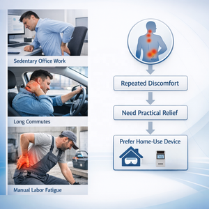 Électrostimulateur pour le soulagement de la douleur de la goutte, physiothérapie TENS EMS, stimulateur musculaire, appareil de massage - Product Image 4