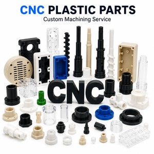 บริการผลิตชิ้นส่วนพลาสติกด้วยเครื่อง CNC ตามแบบ OEM  ไนลอน โพม เดลริน พีค บริการกลึงและกัด CNC ชิ้นส่วนพลาสติกที่ผลิตด้วยเครื่อง CNC - Product Image 1