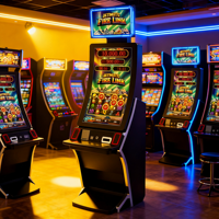 Equipo de Juego con Certificación CE para el Mercado Mexicano, Máquina de Juego Vertical de 32 Pulgadas con Estructura Metálica