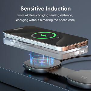 QI2 Mini Opvouwbare Draadloze Oplader 2026 Nieuw Model Mobiele Telefoon Oordopjes Smartwatch 3-in-1 Oplaadpad - Product Image 5