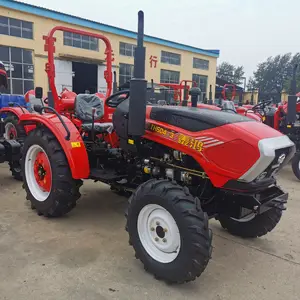 Tractor con excavadora para agricultura, nuevo tractor con certificación ce 45hp, TH-454