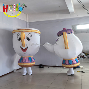 Funtoys Tea-Pot Mascot Costume Inflable Cartoon Furniture Cosplay para Halloween Christmas Performance Prop Adult <span class=keywords><strong>Parade</strong></span> - Product Image 2