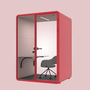Cabina insonorizada de gran oferta personalizada cabina de oficina con aislamiento acústico espacio de trabajo prefabricado cabina de oficina interior - Product Image 4