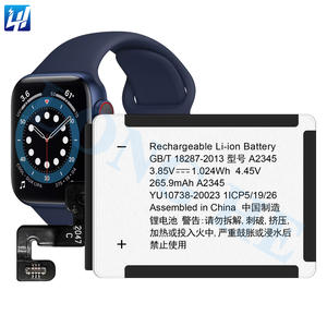 Batería Interna Recargable de Iones de Litio A2345 para <span class=keywords><strong>IWatch</strong></span> Serie <span class=keywords><strong>6</strong></span> de 40 mm, 3.85 V, 265.9 mAh - Product Image 3