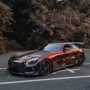 Haute Extensible Automobile Changement De Couleur Film PET Doublure Caméléon Coulant Noir Charme Rouge Voiture Vinyle Wraps - Product Image 3