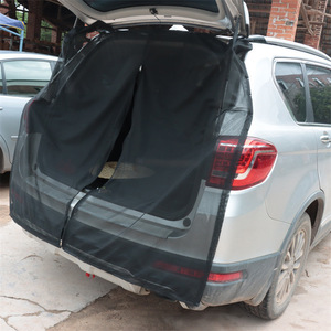 Car Tailgate <b>Screen</b> <b>Mesh</b> Black Upgraded Version With Reinforced Side Magnets Rear <b>Window</b> Shades Sun Protection Heat Insulation - Product Image 1