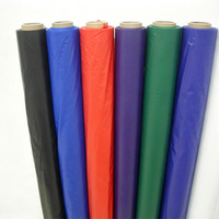 Rouleau de film imperméable en PVC transparent mat, feuille de PVC flexible laminable, rouleau pour collage textile, fabrication de tissu imperméable
