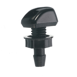 Universal Windshield <b>Washer</b> Nozzle 3877 Car Clip-On Retrofit Upgrade Black Plastic With Brass Tips - Product Image 5