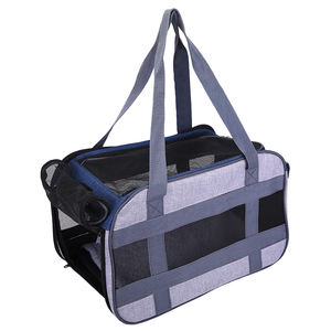 एयरलाइन ने छोटे कुत्तों और बिल्लियों के लिए जिपर के साथ ओक्सफोर्ड सॉफ्ट एकतरफा एडजस्टेबल फोल्डेबल टोट कैरियर को मंजूरी दी - Product Image 3