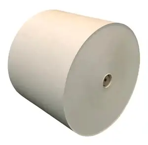 Vendite dirette della fabbrica formato personalizzato avvolgente singolo lato doppio lato PE tazza di carta materia prima rotolo di carta patinata