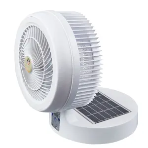 ventilador de mesa solar painel Suppliers-Ventilador de mesa portátil usb dobrável, resfriamento de ar personalizado com controle remoto