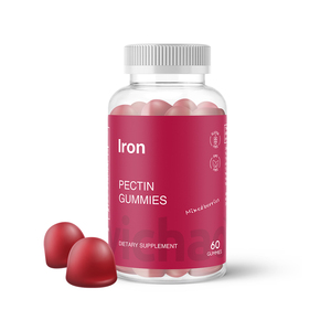 Suplemento de Hierro en Gomitas para Adultos, Hombres y Mujeres, Suplemento de Minerales en Gomitas de Pectina para una Salud Óptima - Product Image 1