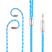 Cable de Repuesto para Auriculares HiFi Tripowin Seraph, Plateado, Materiales Premium, Cable de Audio Confortable, Cable IEM