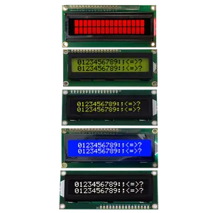 Usine 1602 Dot Matrix COB Bleu/Noir/Rouge/Vert Écran i2c 16X2 Caractère Numérique FSTN/FTN Monochrome MPU TFT LCD Module