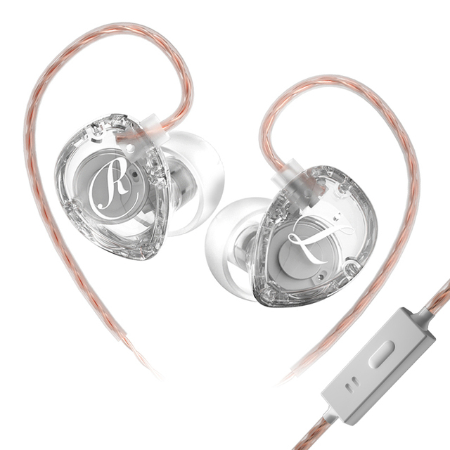 GK G3 10mm High Performance Dynamic Driver Earbuds Ergonomic Hifi In-Ear Wired Headphones Earphones with 2Pin 0.75mm Cable