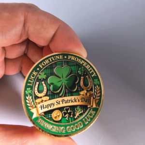Venta al por Mayor de Monedas Conmemorativas 3D del Día de San Patricio, Trébol de la Suerte, Recuerdo Coleccionable, Regalo - Product Image 6