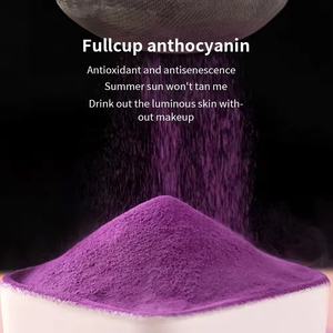 Poudre violette d'anthocyanine à base de plantes chinoises naturelles 300g, mélange antioxydant complet, extrait de beauté frais pour adultes, goût sucré, clair - Product Image 4