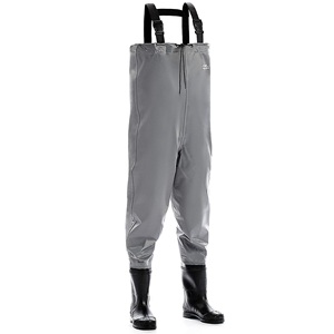 Bộ lội nước câu cá chống thấm nước bán chạy, chất liệu nylon PVC, quần lội ngực câu cá ruồi, quần mưa kèm ủng, dùng cho săn bắn và câu cá - Product Image 1