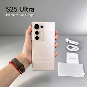 Smartphone S25 Ultra Dual-SIM LTE CDMA con Pantalla OLED HD de 120Hz, Reconocimiento Facial, Cámara de 108MP, Soporte en Español y Funciones Antigolpes - Product Image 1