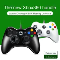 Manette de jeu filaire Xboxs360 avec fonction de vibration, compatible PC, ordinateur, téléviseur pour P3 Android IOS, joystick sans fil 2,4 GHz