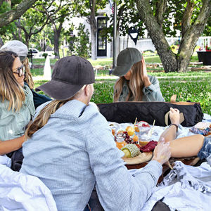 หมวกแก๊ปทรงคลาสสิคแบบปรับได้ สายรัดด้านหลัง ผ้าฝ้ายฟอกสไตล์วินเทจ สำหรับผู้ชายและผู้หญิง เหมาะสำหรับใส่เล่นกีฬา - Product Image 3