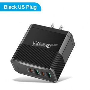 4-in-1 2USB <b>C</b> with 2USB Multi Port Charger <b>TYPE</b> <b>C</b> PD3.0 Travel Wall Charging Smartphone Universal <b>Adapter</b> - Product Image 4