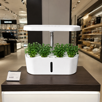 Système de culture de micro-légumes intelligent pour jardin, plateaux en plastique, hydroponie, éclairage LED, kit de culture hydroponique vertical
