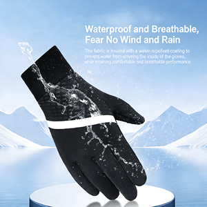 Sarung Tangan Sepeda Motor Berkualitas Tinggi Anti Air, Anti Angin, Layar Sentuh, Full Finger, untuk Musim Dingin, Grosir, dengan Logo Custom - Product Image 3