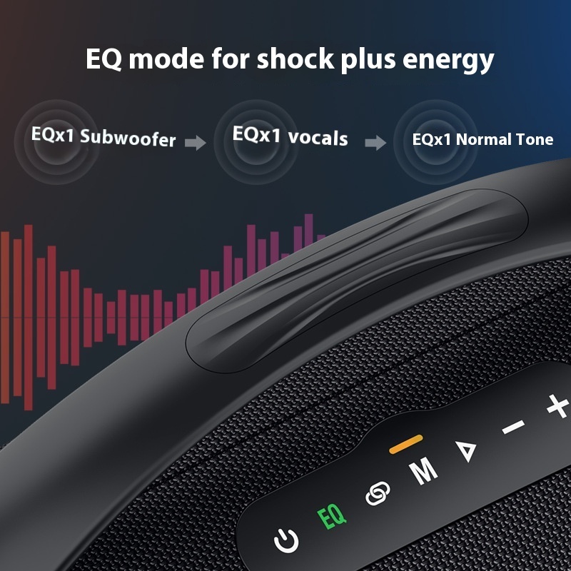 ZEALOT S97 Portable for Bluetooth Wireless Speaker High Power 80W LED Lighting Microphone Square Dance Audio for Outdoor Use · image 4