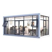 Module extensible de luxe Prix de la maison Maison préfabriquée Maison modulaire préfabriquée Prix raisonnable Maison conteneur en verre