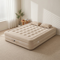 Lit de camping gonflable, matelas de camping, lit gonflable 2 places, lit pliant de camping, lit d'air portable, lit gonflable