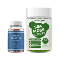 Greenpie Vente en gros Hormone DIM 200mg Gummies de beauté à la mousse de mer Suppléments végétaliens pour adultes