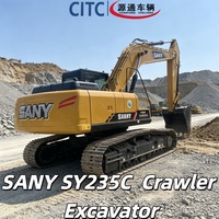 Excavadora Hidráulica SANY SY235C para Pedidos al por Mayor, Brazo y Cucharón Resistentes al Desgaste para Infraestructura, Larga Vida Útil