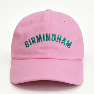 6 Panel Soft Baseball Cap Custom Embroidery Logo Unstructured Baseball Caps Pink <b>Dad</b> <b>Hat</b> - Product Image 5