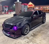 Capot moteur avant en fibre de carbone de style V pour Cadillac CTS CTSV 2008-2012 Capot en fibre de carbone