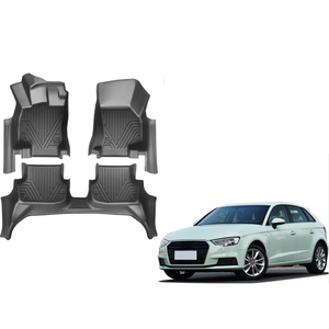 พรมปูพื้นรถยนต์แบบสั่งทำพิเศษ 5D TPE สำหรับ Audi Q3 ปี 2017-2020 |   แผ่นรองพื้นกันน้ำทุกสภาพอากาศ ชุดเต็ม 3.5 มม. ราคาโรงงาน OEM - Product Image 1