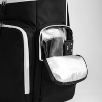 Sac à dos de basketball imperméable avec logo personnalisé - Style équipe sportive, tissu Oxford, ceinture à coussin d'air, design unisexe tendance