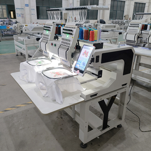 Nouvelle machine à broder informatisée à 2 têtes, haute précision, 500x400mm, pour usage domestique, longue durée de vie, pour casquettes, t-shirts et écussons - Product Image 1