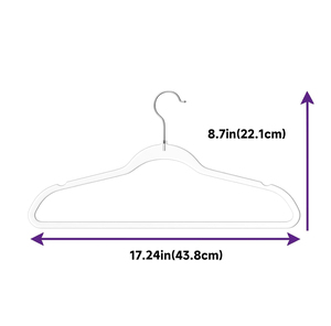 Cintres en acrylique transparent ultra-minces, gain de place, cintres pour costumes, cintres en plastique antidérapants pour manteaux, pantalons, robes et vêtements - Product Image 3