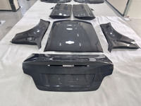 Capot, coffre, ailes latérales, portes, toit en fibre de carbone pour BMW E82 E88 1M, ajustement parfait garanti