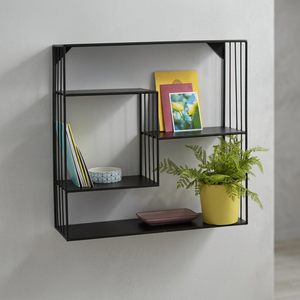 <b>Metal</b> Wall <b>Shelves</b> Home Decor for Living Room and Lobby Storage <b>Shelves</b> a Traditional or Contemporary Home - Product Image 4