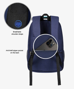 Sac de sport multifonctionnel pour jeunes, grande capacité, pour raquettes de badminton et de tennis, avec compartiment pour ordinateur portable 15,6 pouces et poche pour chaussures - Product Image 3