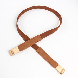 Bonne qualité haoyu carré femmes joint décoratif <span class=keywords><strong>jupe</strong></span> rétro élastique mince <span class=keywords><strong>ceinture</strong></span> avec une taille simple - Product Image 4