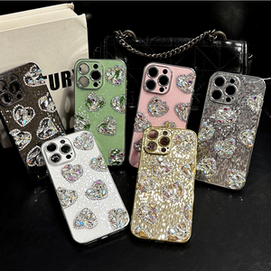 3D estilo Banco diamante cuadrado creativo anticaída <span class=keywords><strong>funda</strong></span> de teléfono para <span class=keywords><strong>iPhone</strong></span> <span class=keywords><strong>11</strong></span> 12, cubierta trasera de perla brillante - Product Image 3